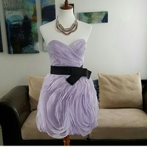 Wtoo watters bridesmaids lavender ruffle organza